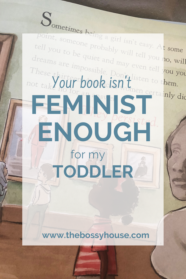 Your book isn't feminist enough