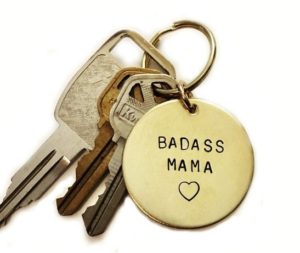 Badass Mama Keychain