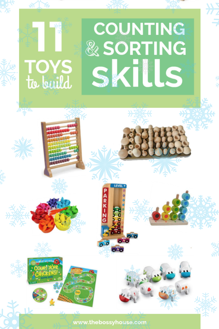 11 Toys to build Counting and Sorting Skills