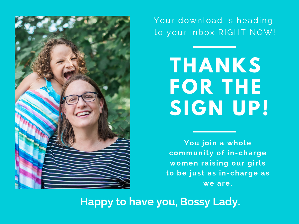 Thank you page | The Bossy House