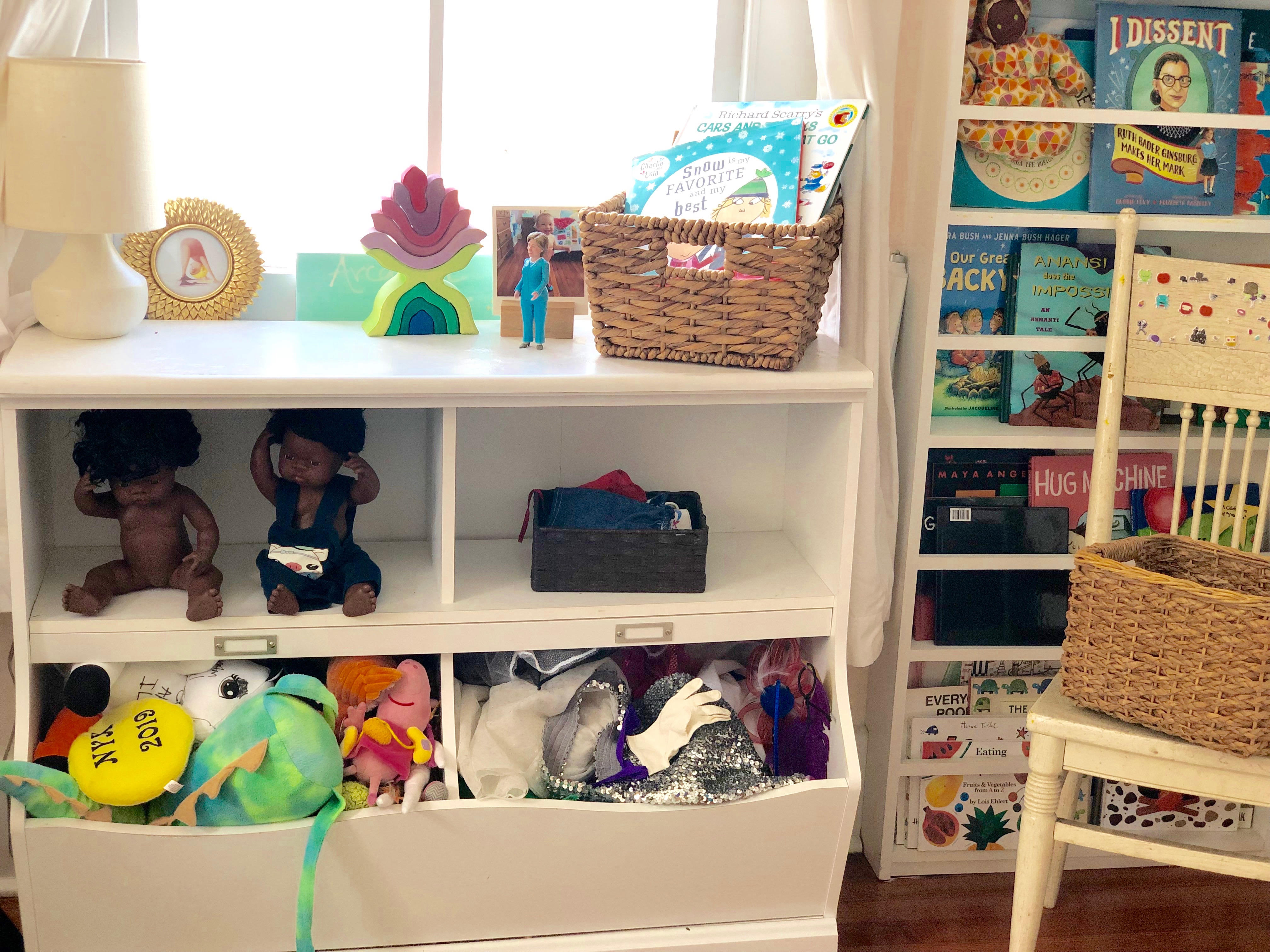 Childs room montessori shelves