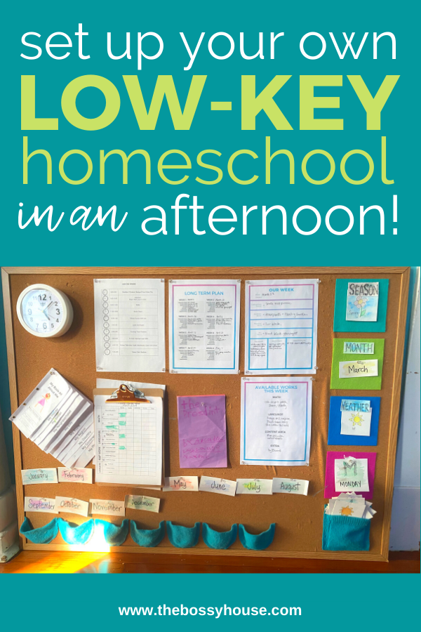 Set up your own low-key homeschool in an afternoon Set up your own low-key homeschool in an afternoon