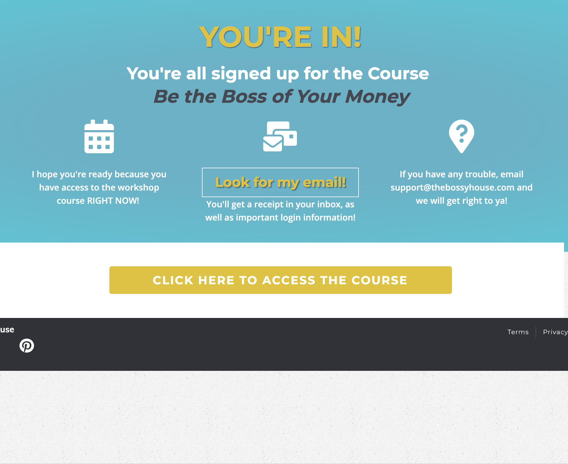 Be the Boss of Your Money